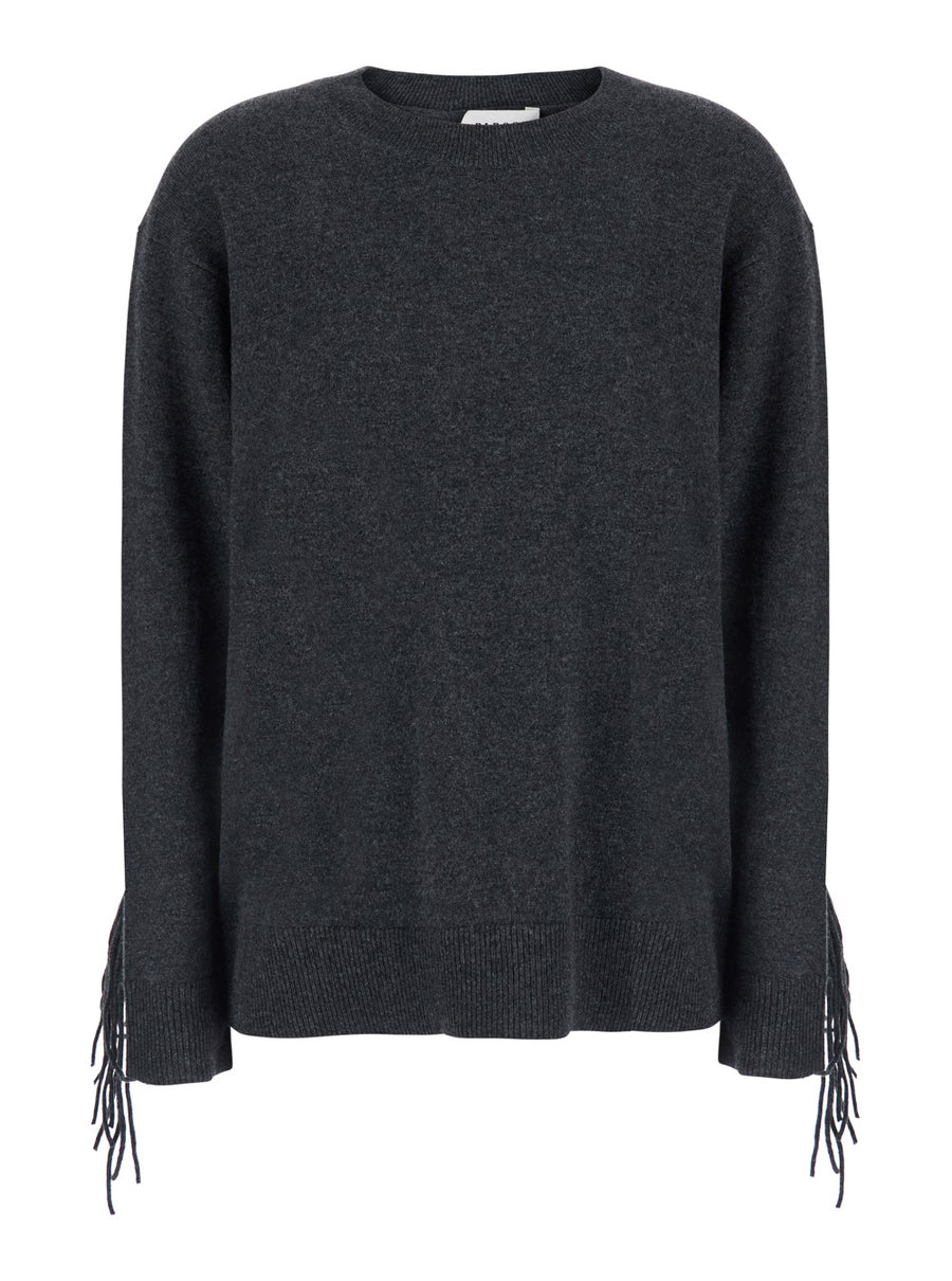 Sweater Cashmere Grey Tops
