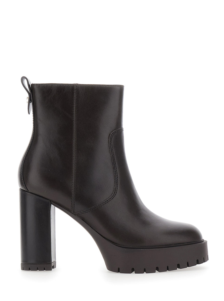 Ankle Boots Clara 01 Brown Calfskin