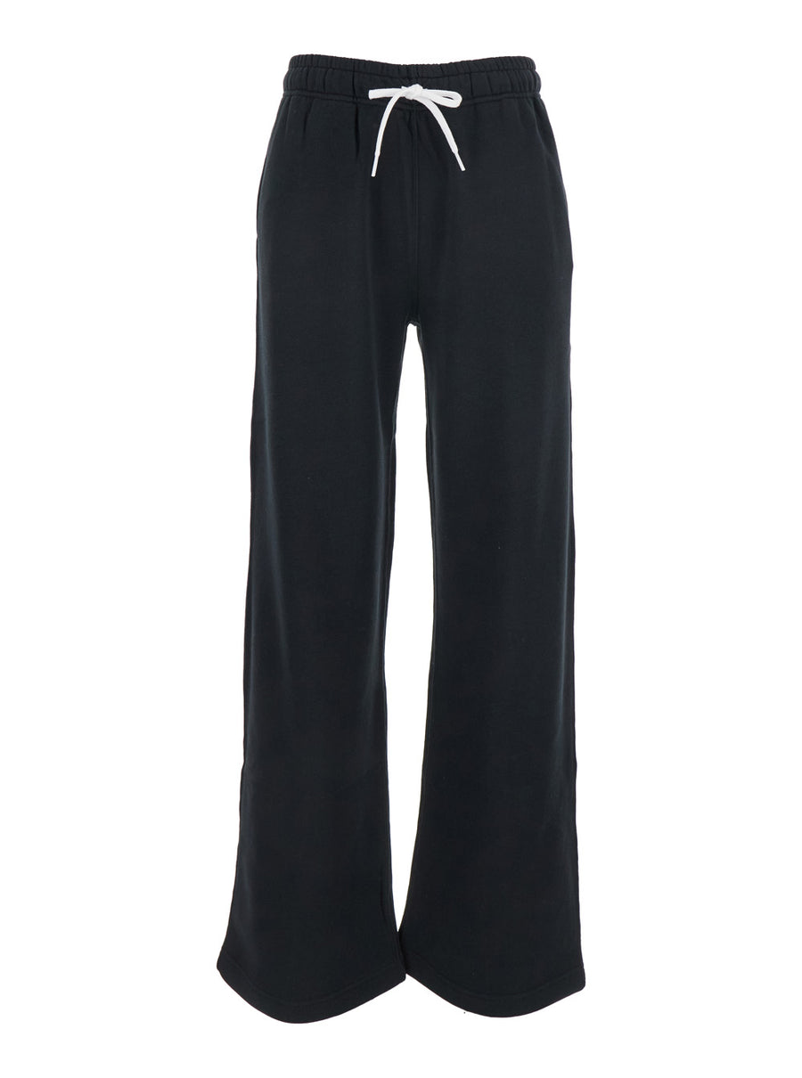 Pants Black Pony Embroidery Trousers
