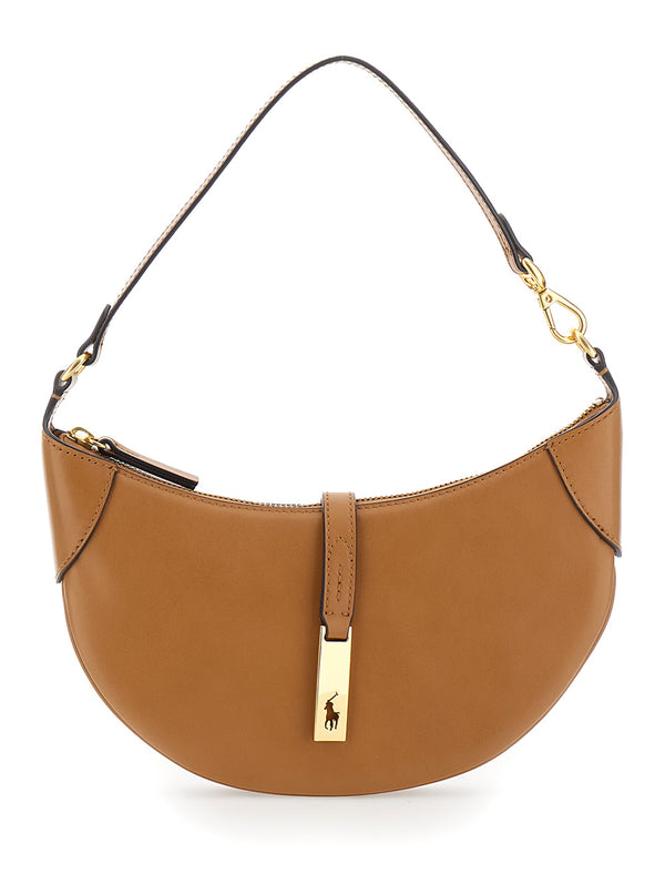 Shoulder Bag P Id Mn Shdr - Brown Leather Cow Handbags