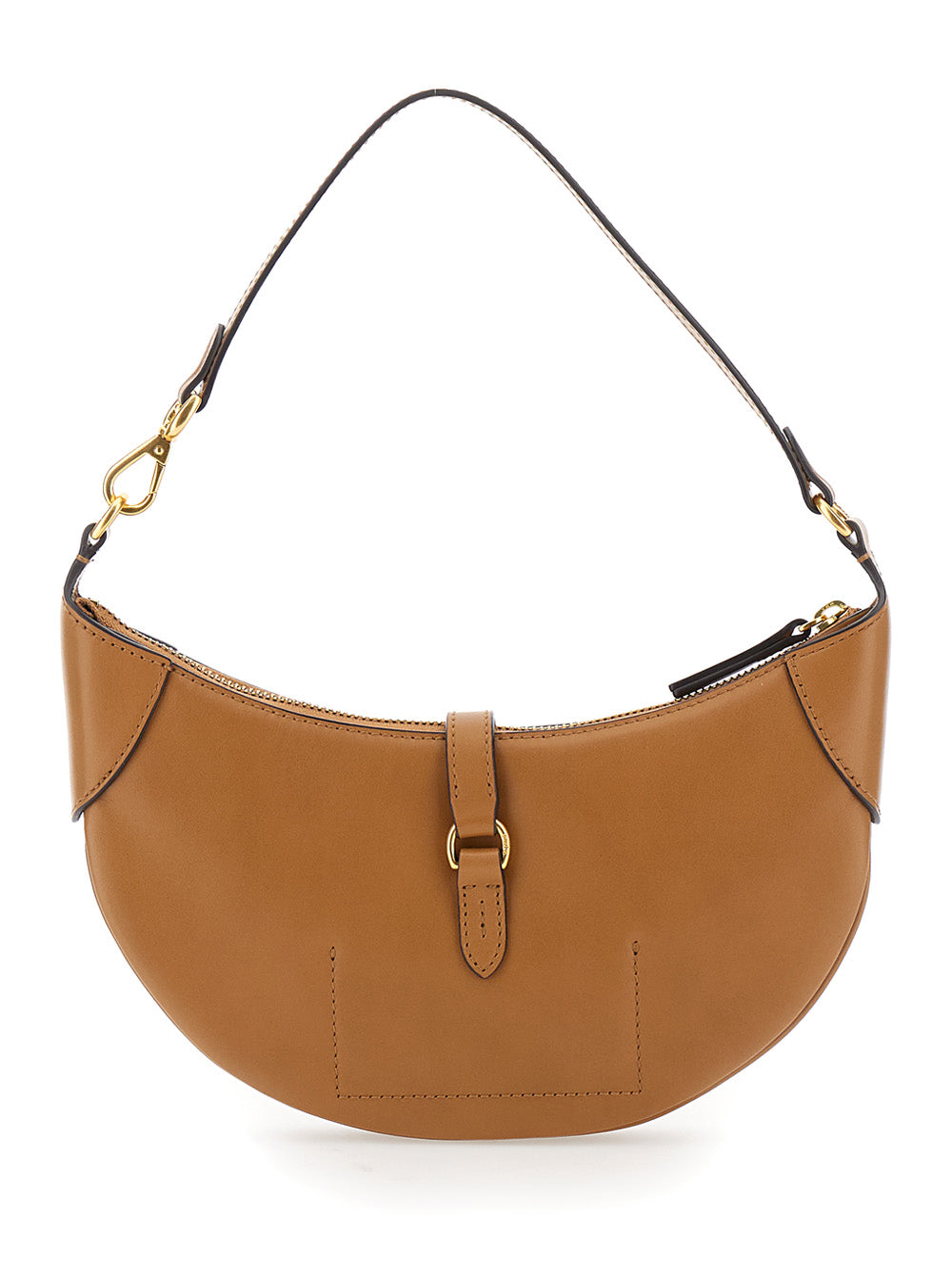 Shoulder Bag P Id Mn Shdr-Shoulder Bag-Small Beige Leather For Women Brown Cow Hand