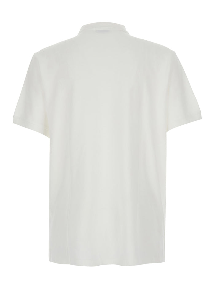 Short Sleeve-Knit Classic Fit White Tshirts And Polo Shirts