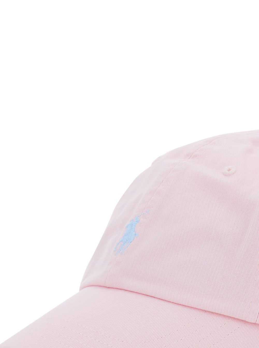 Pink Hat With Embroidered Logo On The Front Cotton For Women And Gloves