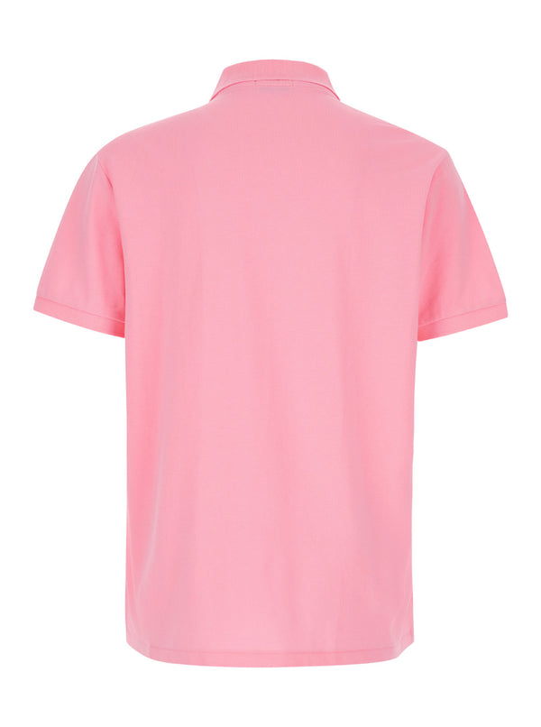 Polo Shirt Custom Fit Pink Cotton T-shirts