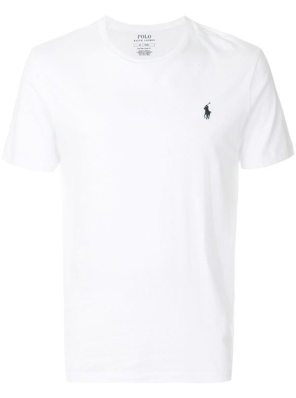 T-Shirt Custom Slim Fit White Crewneck Cotton T-shirts