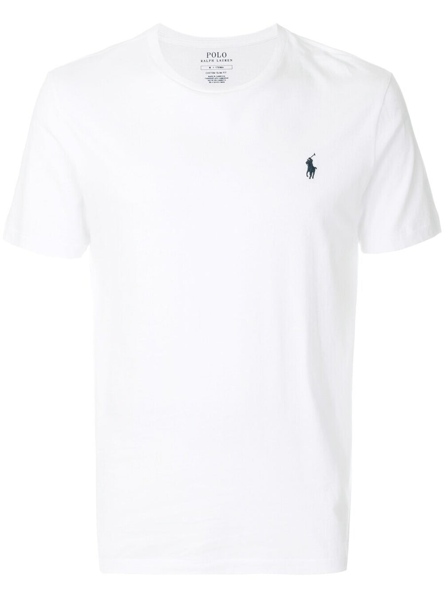 T-Shirt Custom Slim Fit White Crewneck Cotton T-shirts