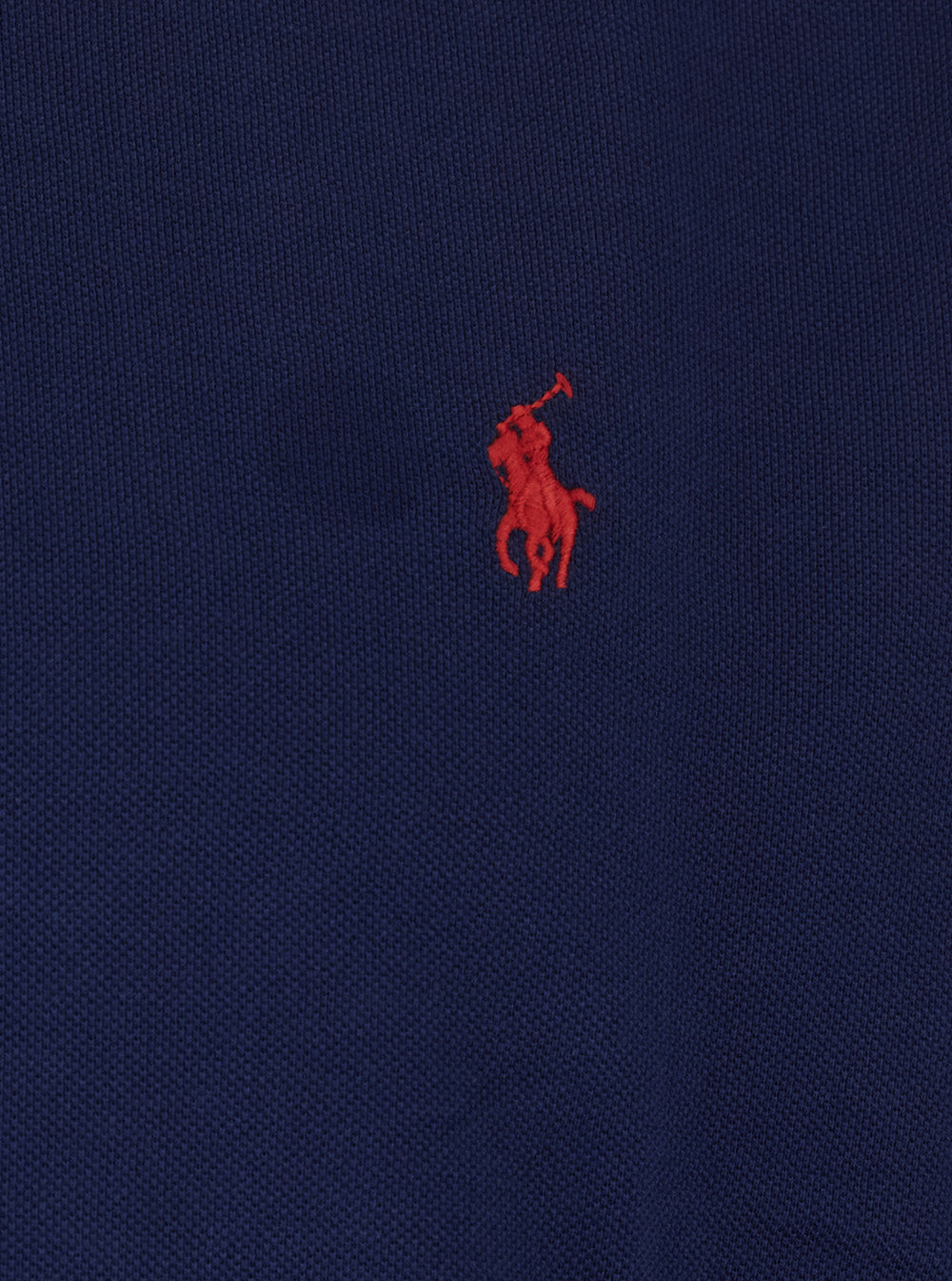 Slim Fit Blue Polo Shirt With Long Sleeves And Pony Embroidery On The Front Cotton For Men Blu Tshirts
