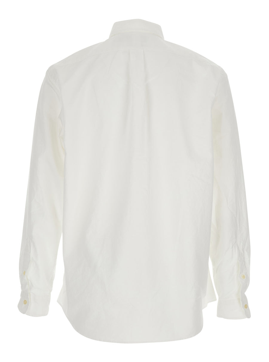 Shirt Custom Fit Oxford White Cotton