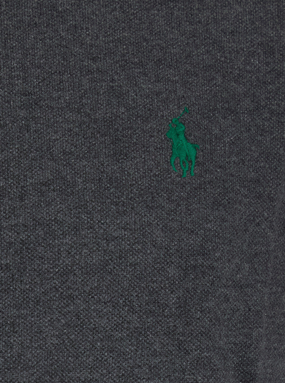 Slim Fit Gray Polo Shirt With Classic Collar And Pony Embroidery On The Front Cotton For Men Grey Tshirts