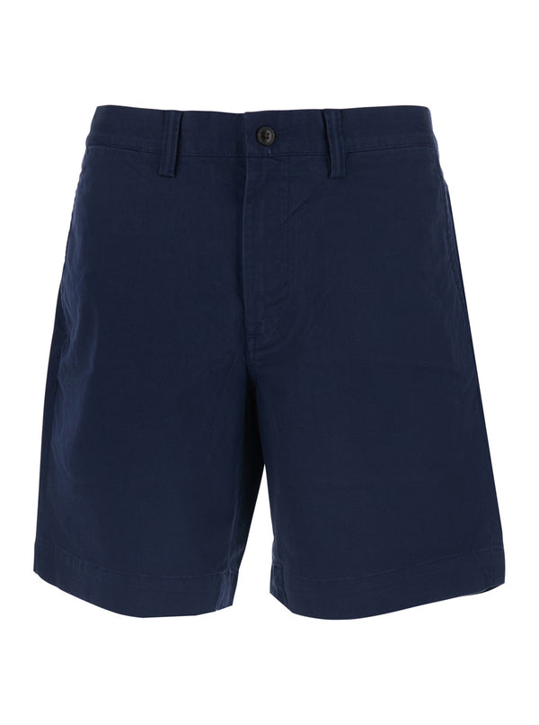Shorts Blue Stretch Tech Fabric