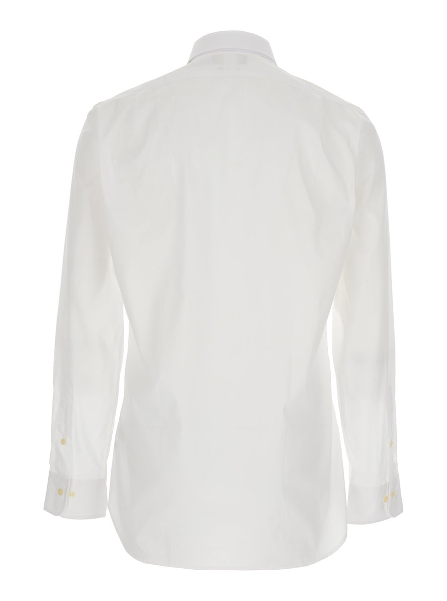 Shirt Slim Fit White Cotton