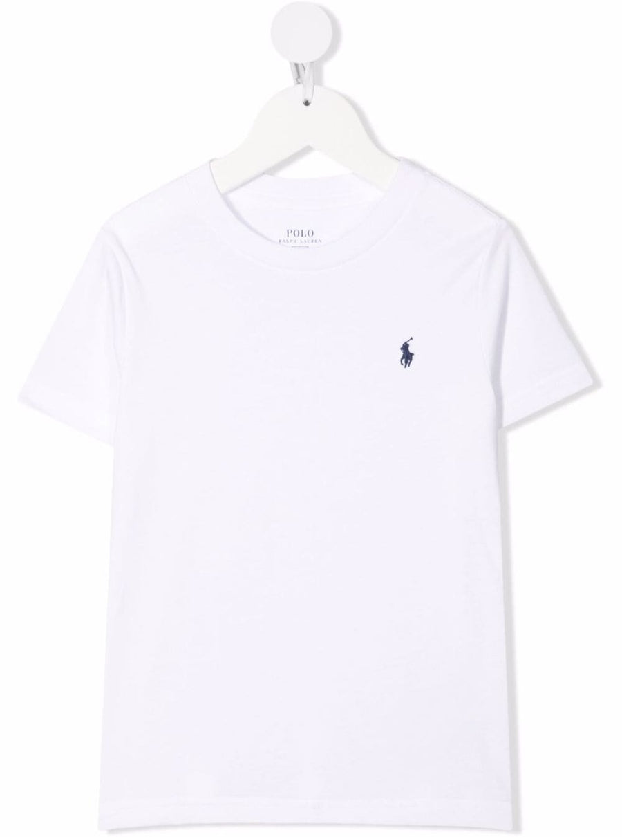 Crew-Neck T-Shirt White Cotton T-shirts