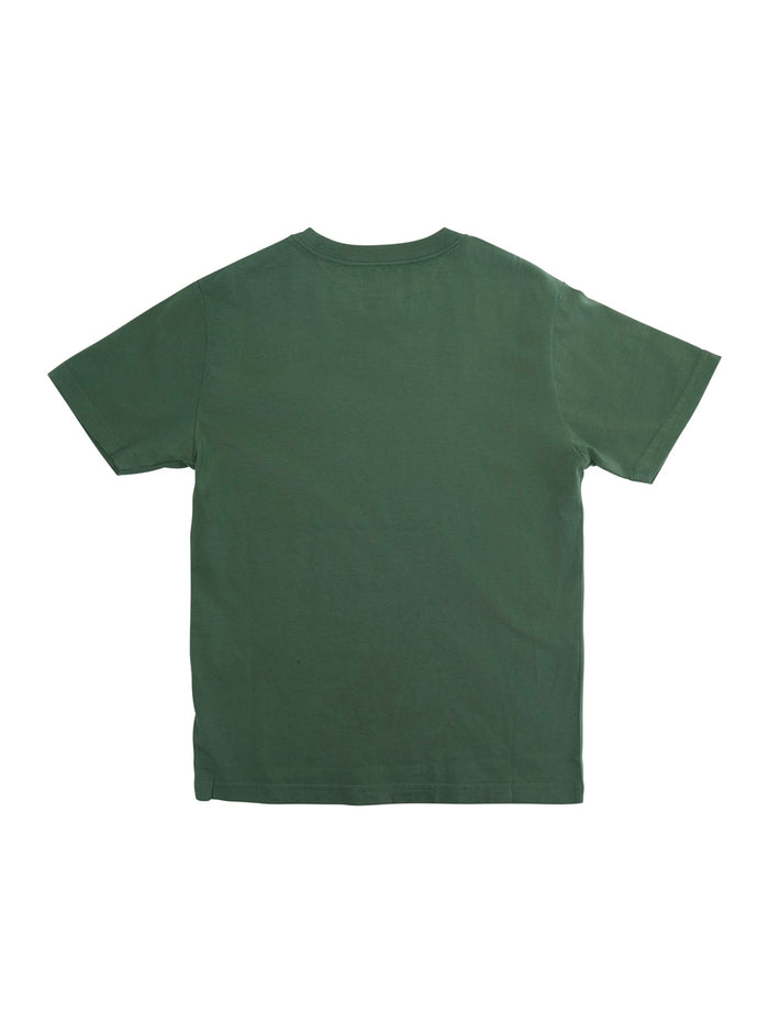Green Short Sleeve T-Shirt With Round Neck Cotton Boy Tshirts And Polo Shirts