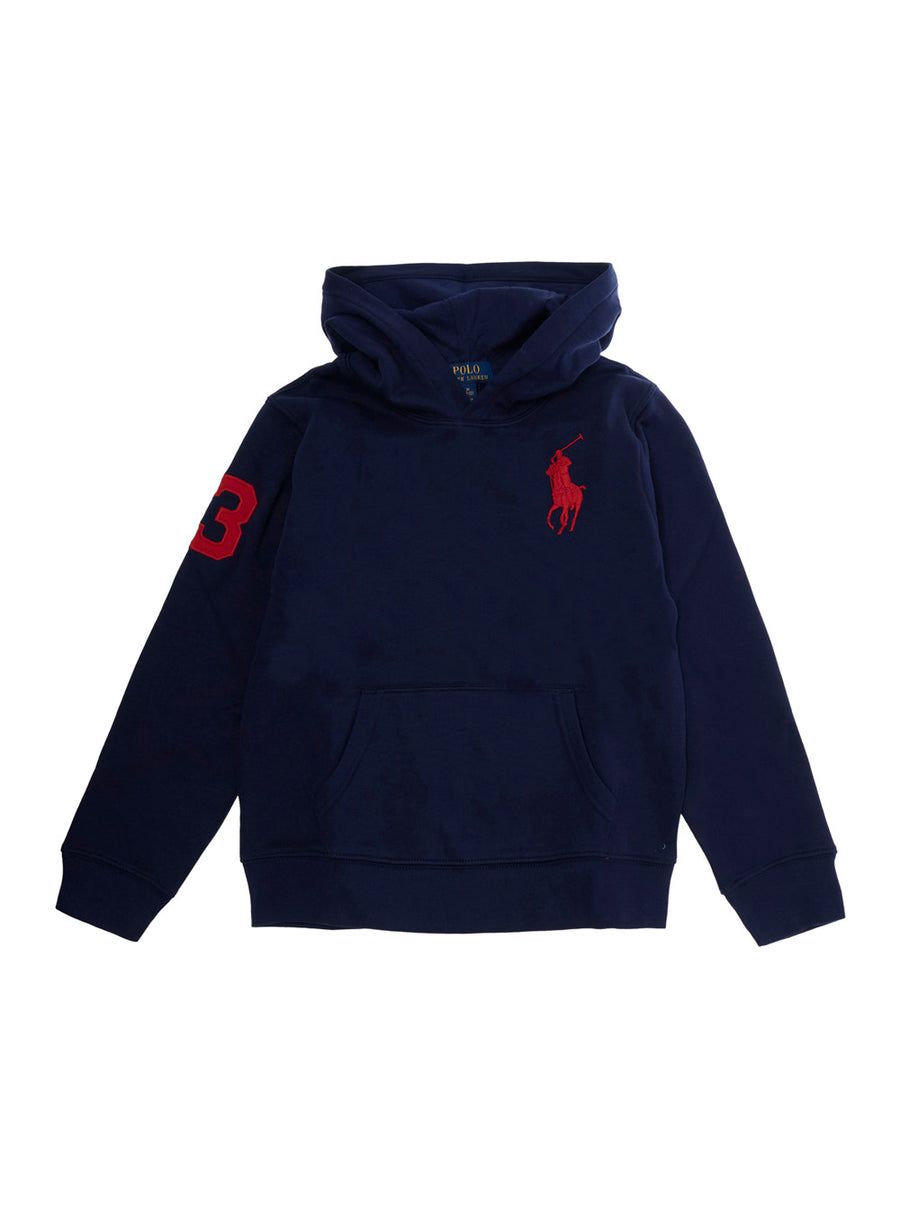 Sweatshirt Blue Tech Fabric Cotton Hoods & Sweatshirts
