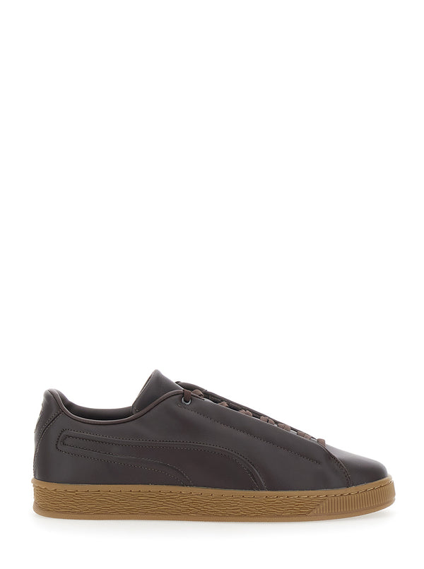 Sneakers Suede Modern Lth Brown And Rubber Trainers