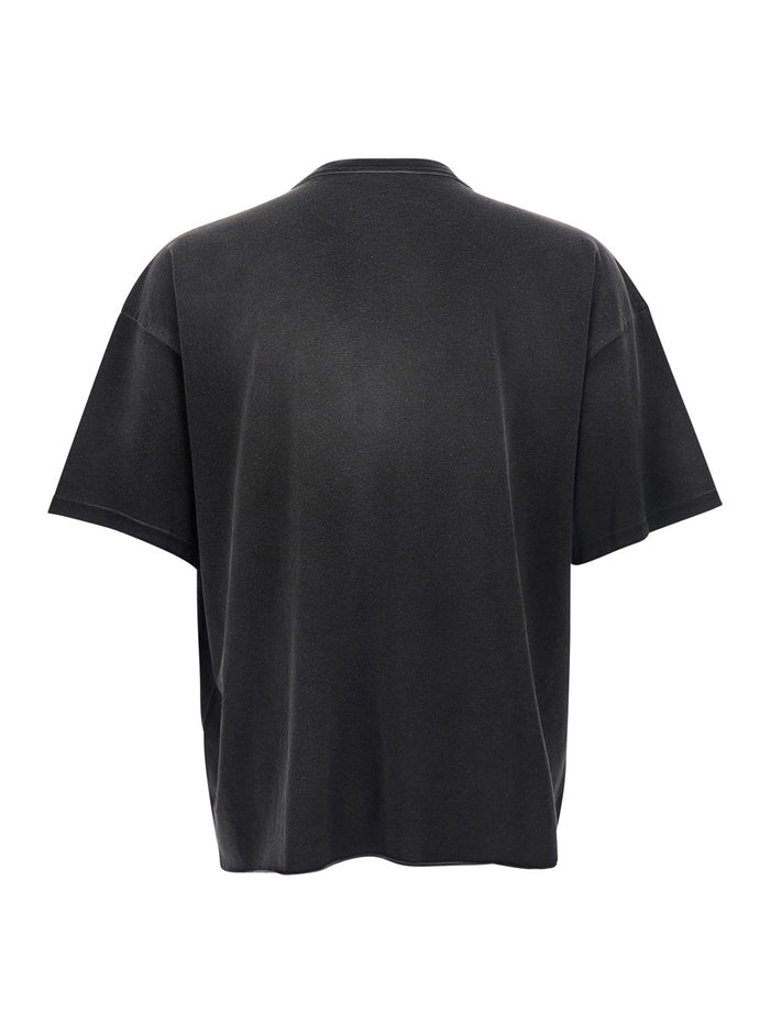 T-Shirt Westside With Round Neck And Short Sleeves Black Unisex Tshirts Polo Shirts