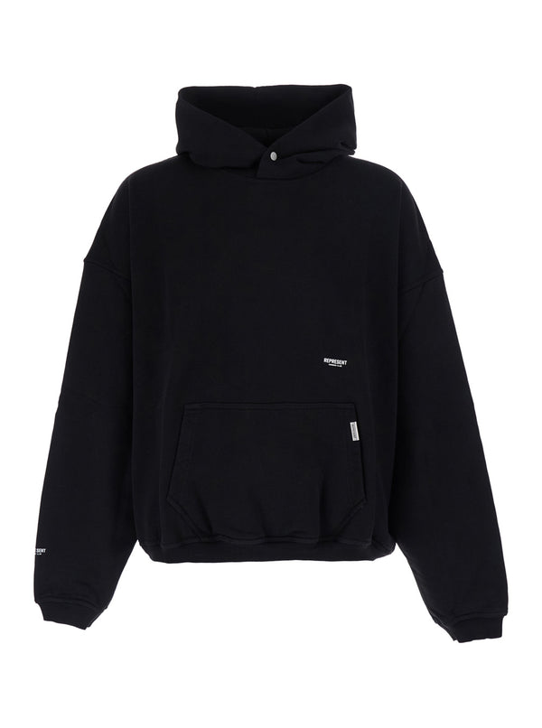 Hoodie Black Cotton Sweatshirts