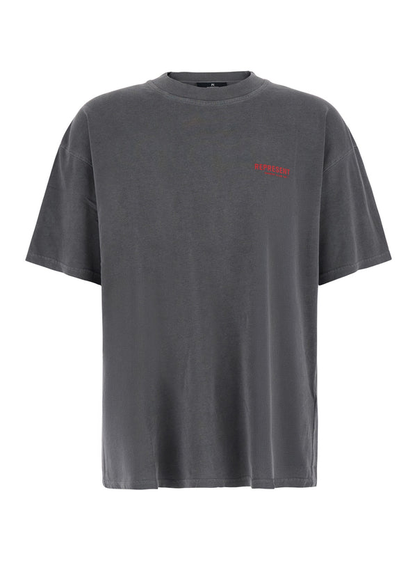 T-Shirt Faded Black Cotton T-shirts