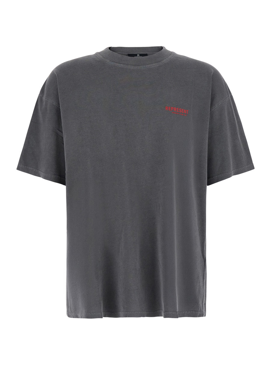 T-Shirt Faded Black Cotton T-shirts