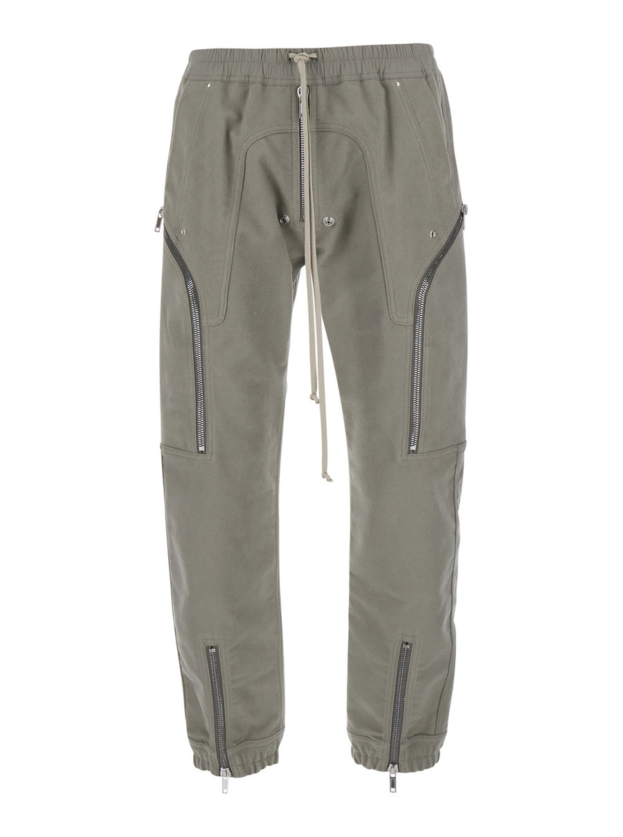 Cargo Pants Heizer Grey Cotton Trousers