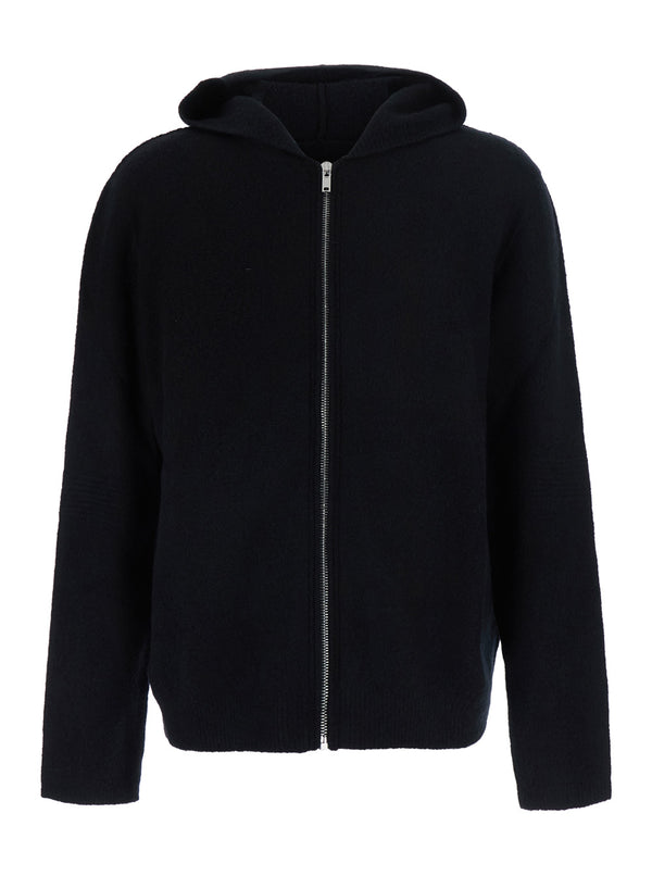 Hooded Sweatshirt Black Cotton Sweatshirts