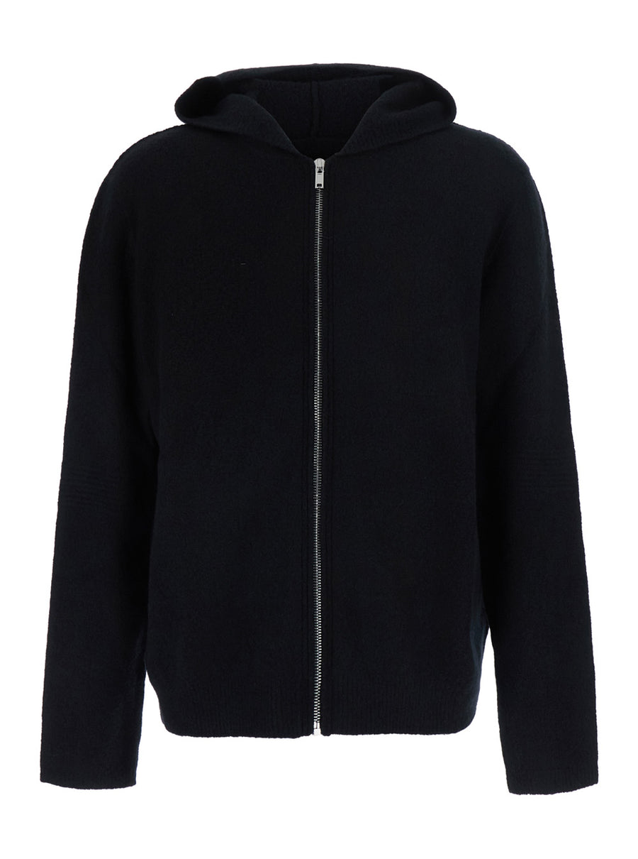 Hooded Sweatshirt Black Cotton Sweatshirts