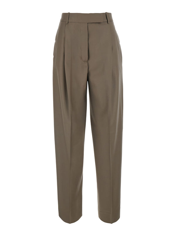 Trousers Daria Brown Virgin Wool