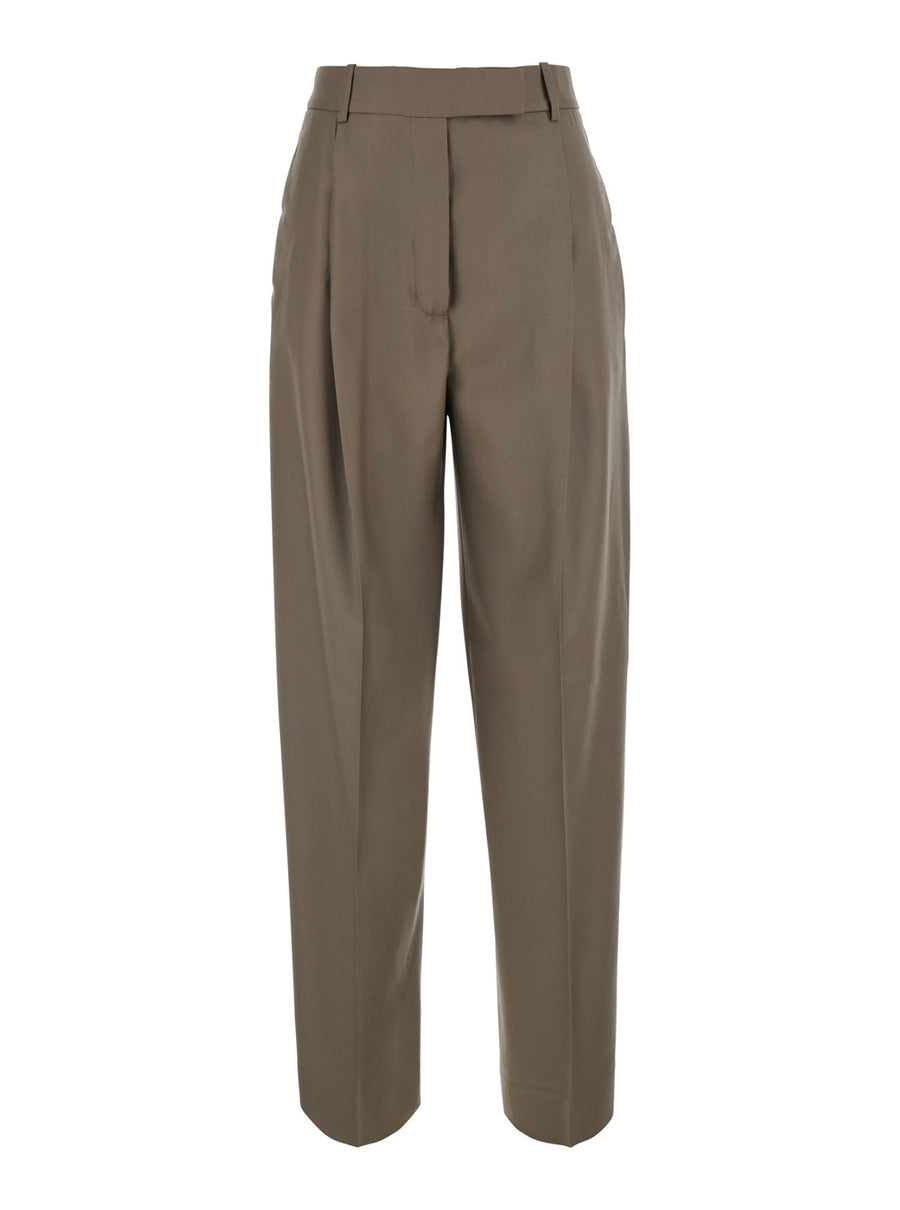 Trousers Daria Brown Virgin Wool