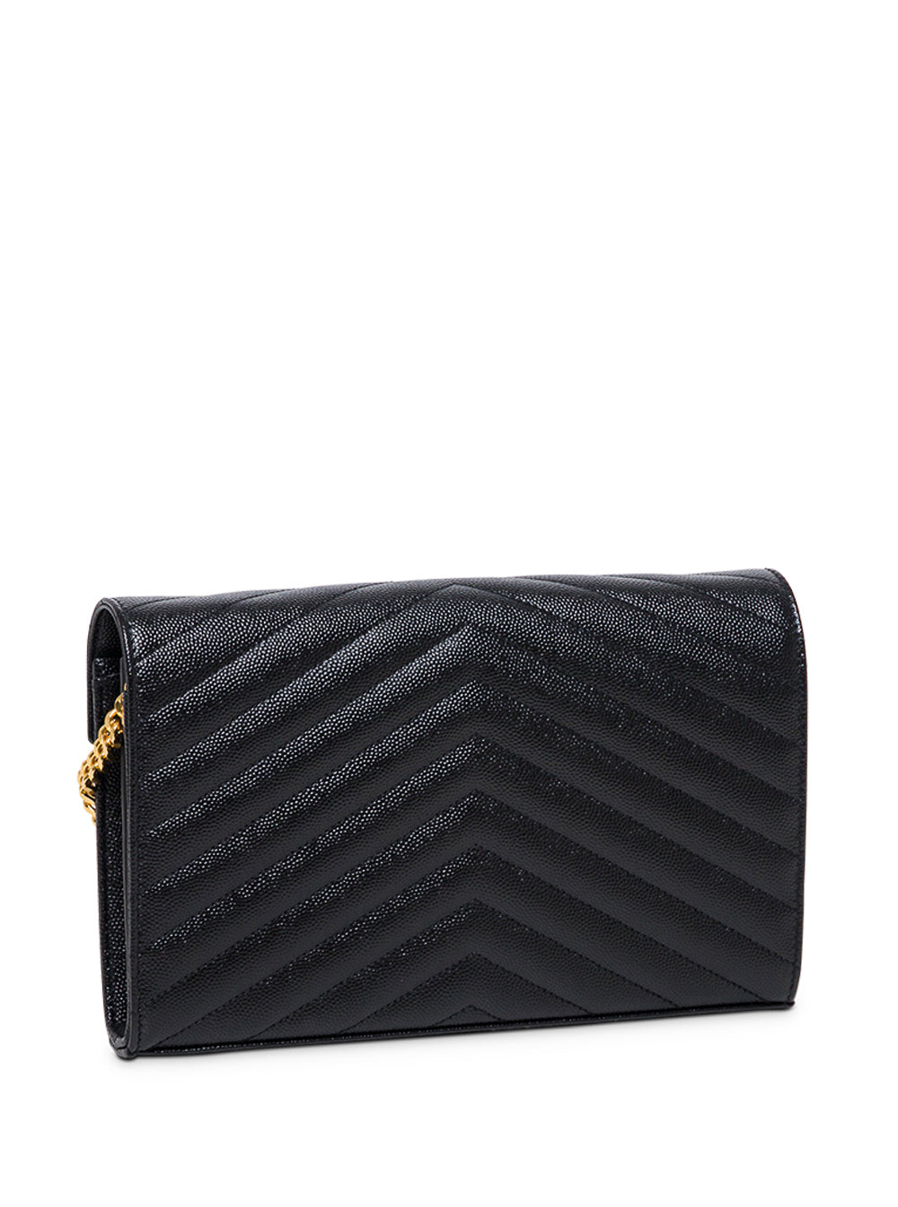 Crossbody Bag Cassandra Black Chevron Leather Calf