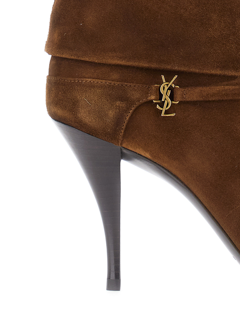 Niki 90 Bootie Suede Brown Calf Ankle Boots