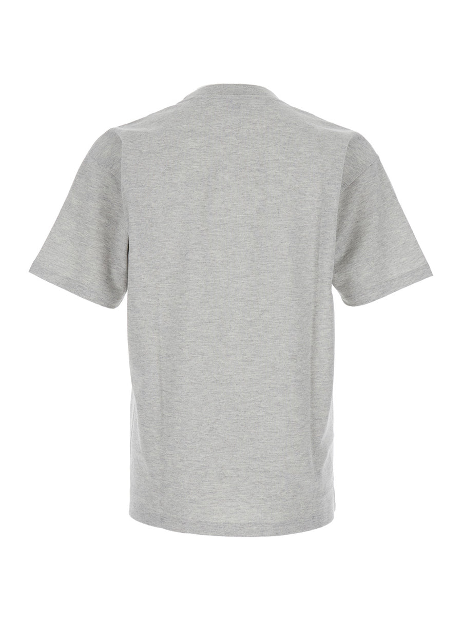 Crew Neck T-Shirt Grey Cotton T-shirts