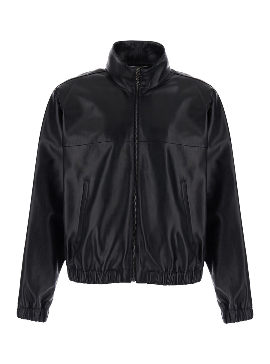 Leather Jacket — Black Lamb Coat