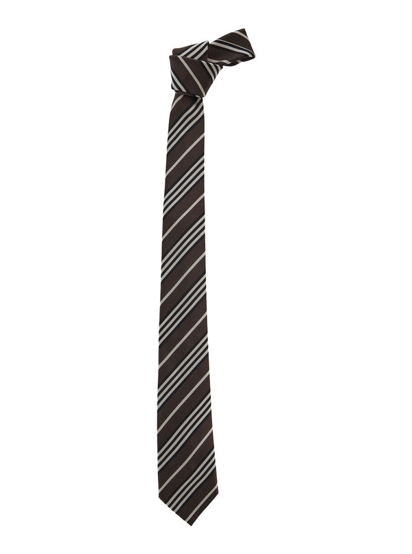 Tie Brown Silk Ties & Bow