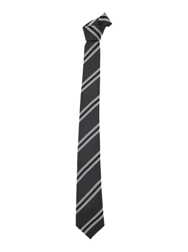 Silk Tie White-Black White/black Ties & Bow