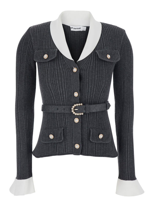 Cardigan Grey Tops