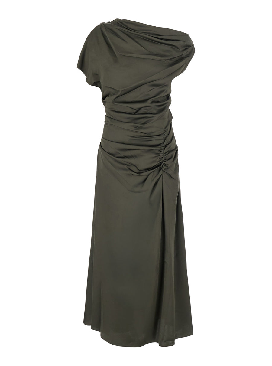 Long Dress Joanna Green Acetate