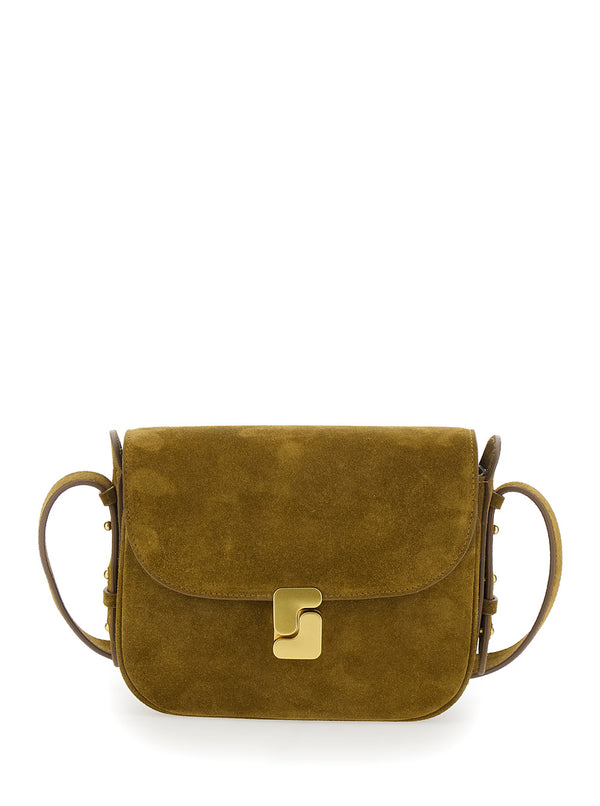 Crossbody Bag Bellissima Mini Brown Leather Cow Shoulder