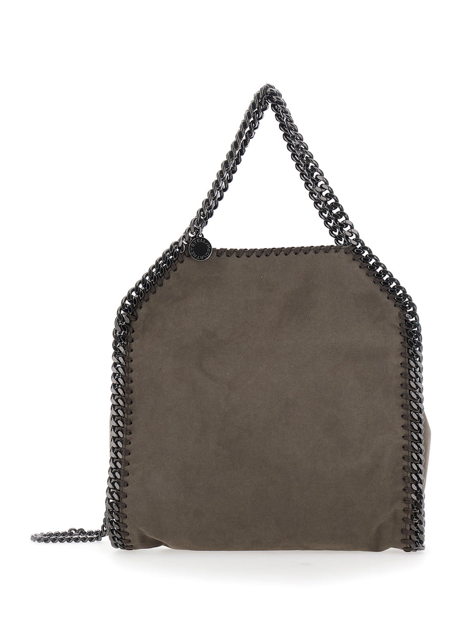 Shoulder Bag Falabella Mini Brown Alter Suede Polyester