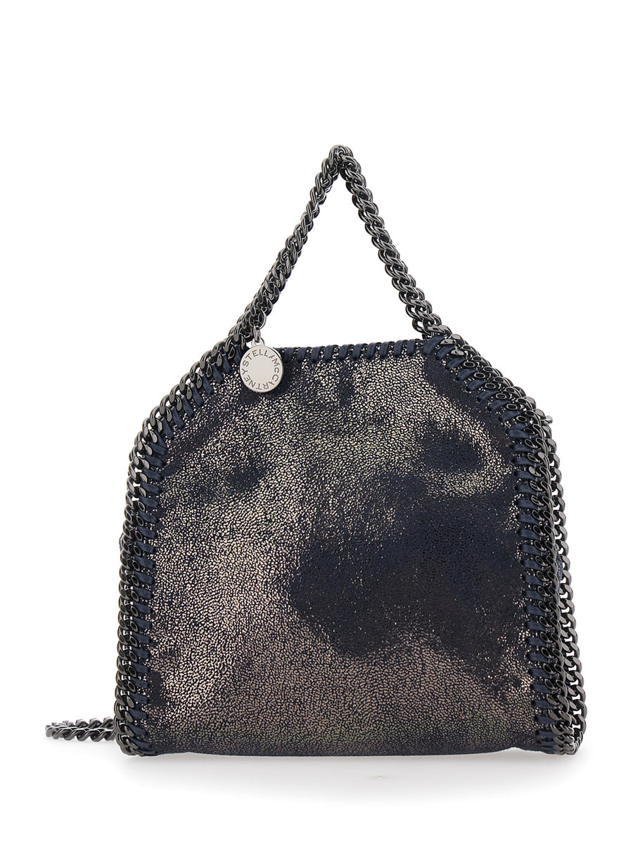 Tiny Tote Bag Falabella Blue Polyester Shoulder