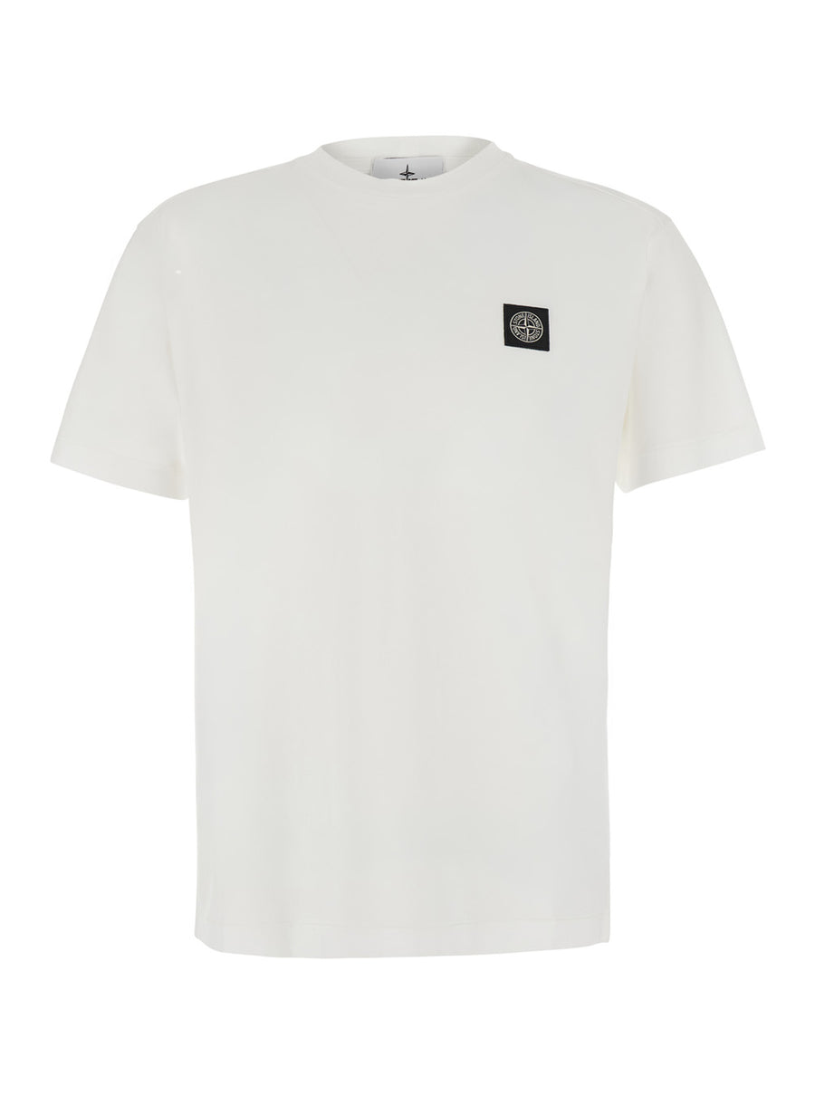 T-Shirt Crew Neck White Cotton T-shirts