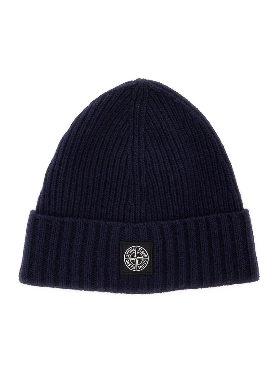 Boys Beanie Blue Tech Fabric Hat