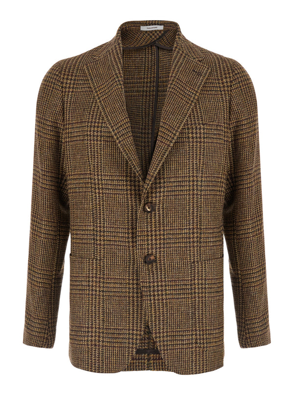 Single-Breasted Jacket Montecarlo Brown Blazers