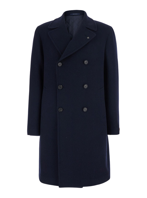 Coat Wool-Blend Blue