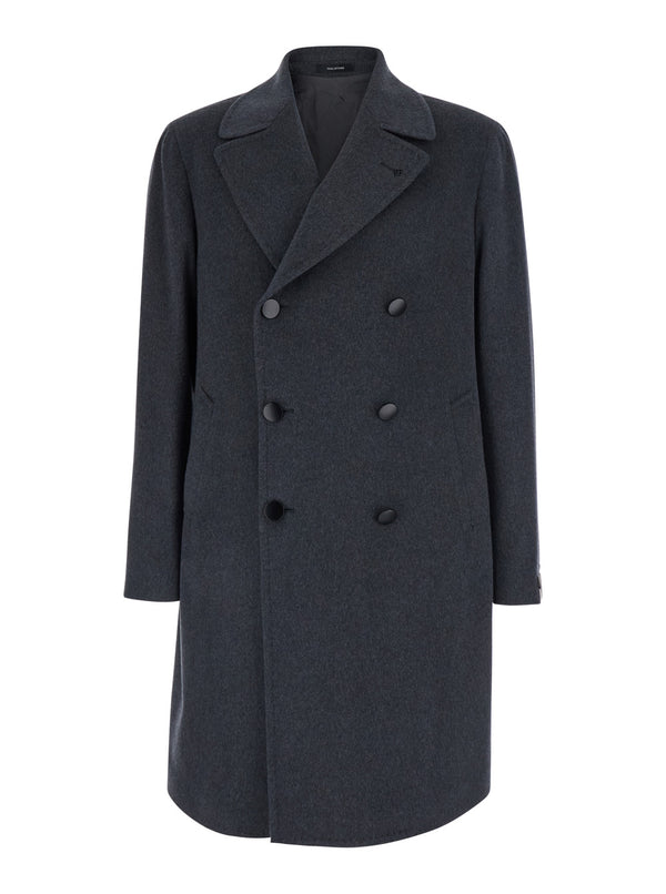 Double-Breasted Coat Arden Grey Wool