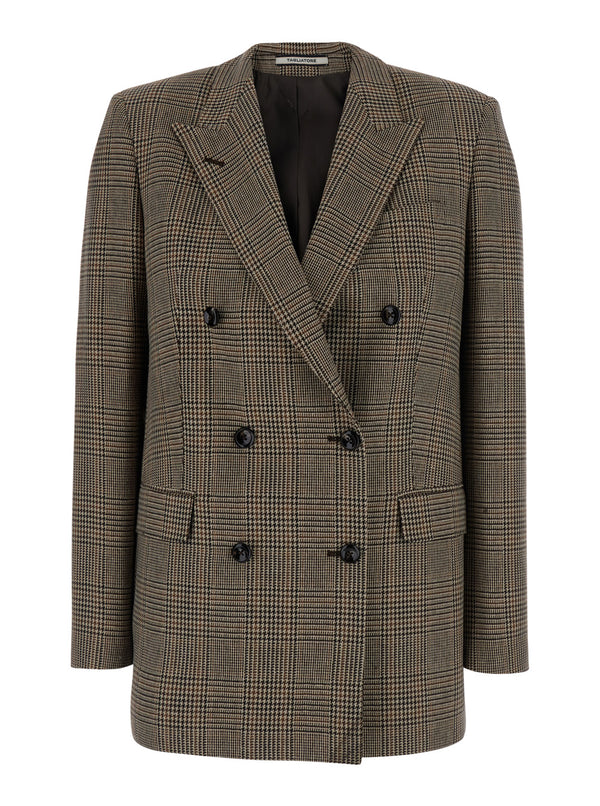 Blazer Jasmine Double-Breasted Brown Blazers