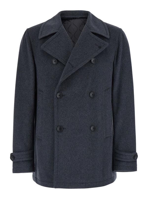 Coat Monaco Grey Wool