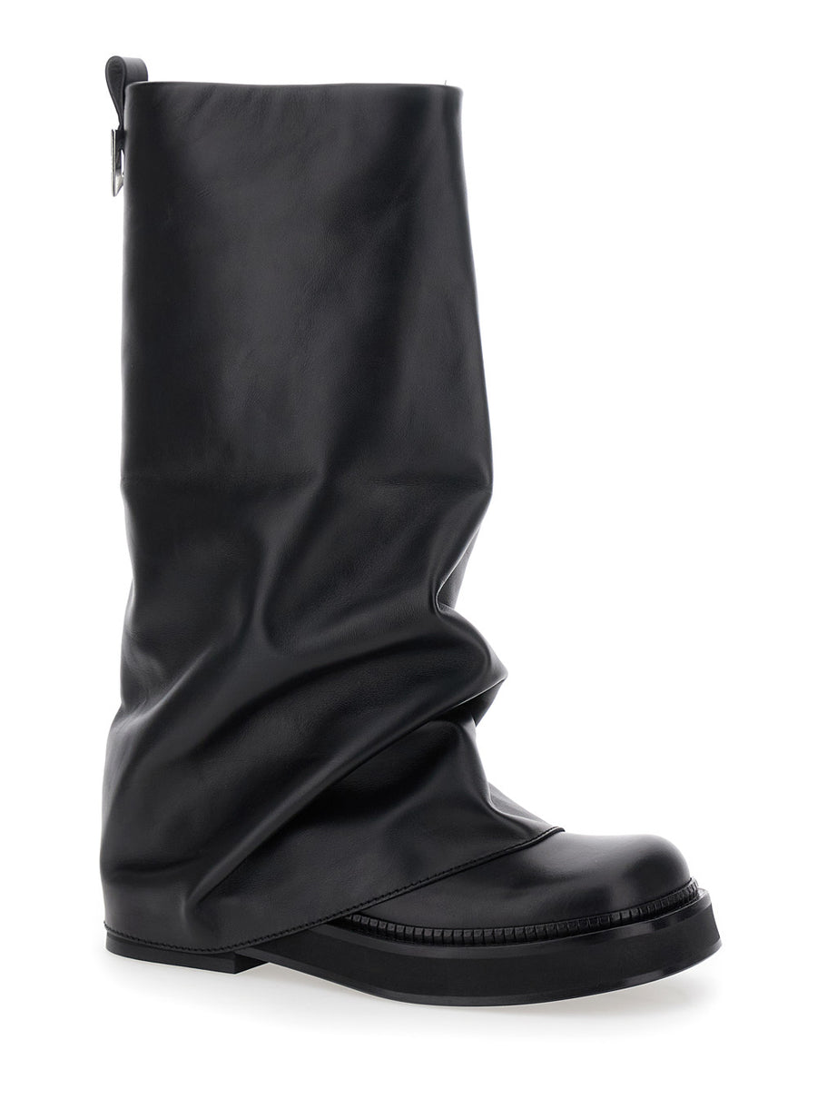 Boots Robin Black Leather