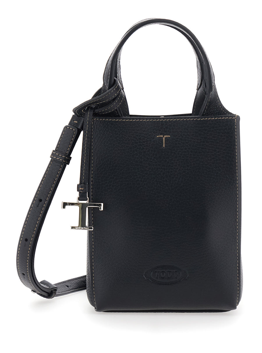 Handbag Apa Microfiber Black Calf Handbags