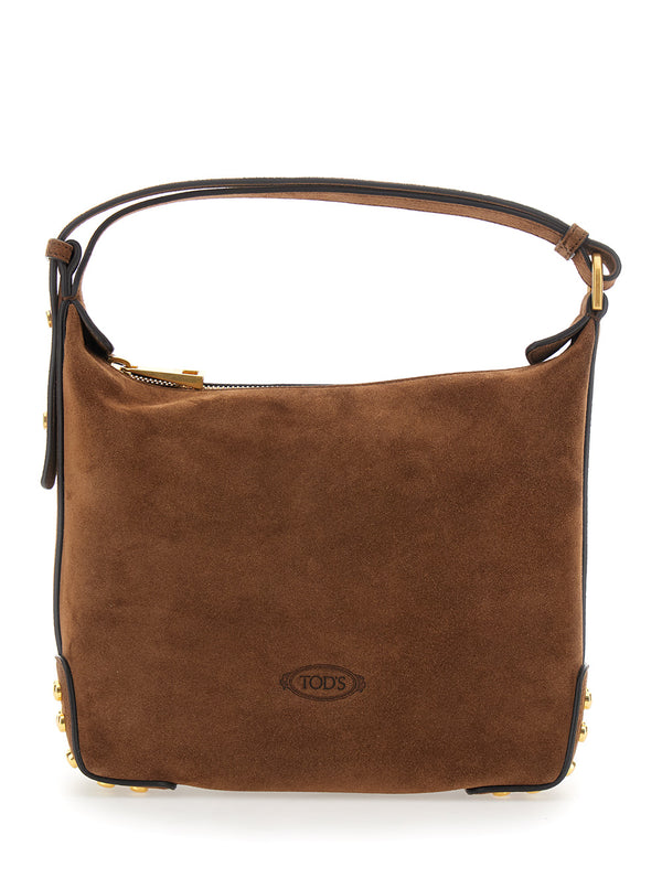 Handbag Gommino Brown Leather Calf Handbags