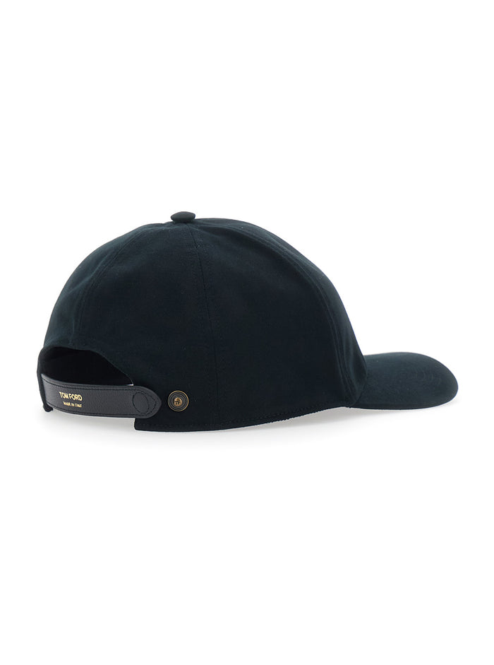 Basebalk Cap Tf Black Cotton Calf Hats And Gloves